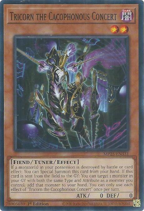 Tricorn the Cacophonous Concert Card Front