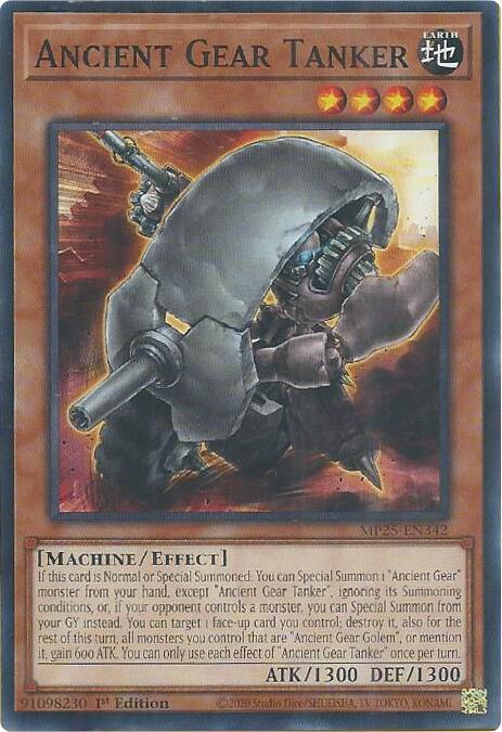 Ancient Gear Tanker Card Front
