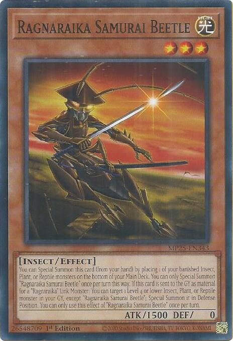 Ragnaraika Samurai Beetle Card Front