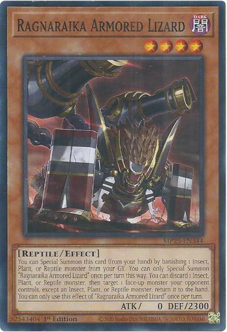 Ragnaraika Armored Lizard Card Front
