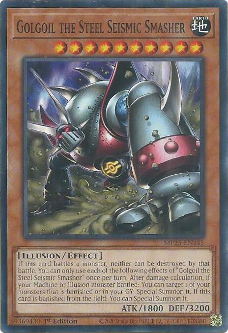 Golgoil the Steel Seismic Smasher Card Front