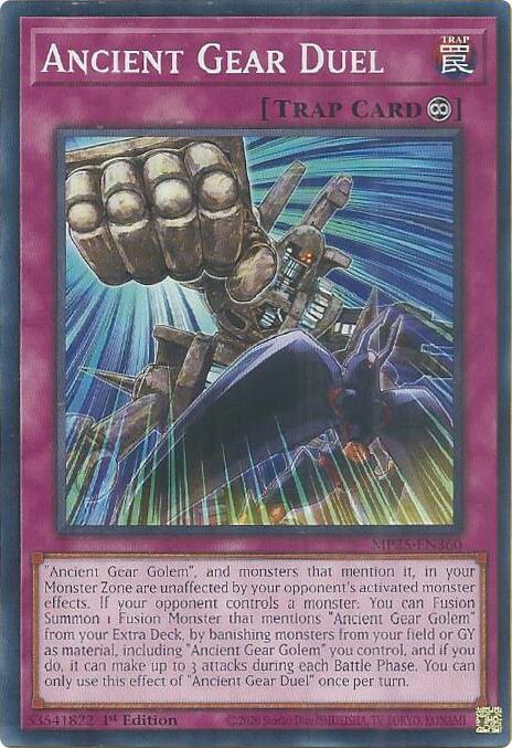 Ancient Gear Duel Card Front