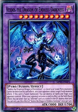 Veidos the Dragon of Endless Darkness Card Front