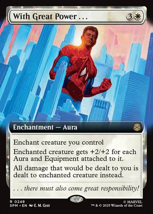 With Great Power... Card Front