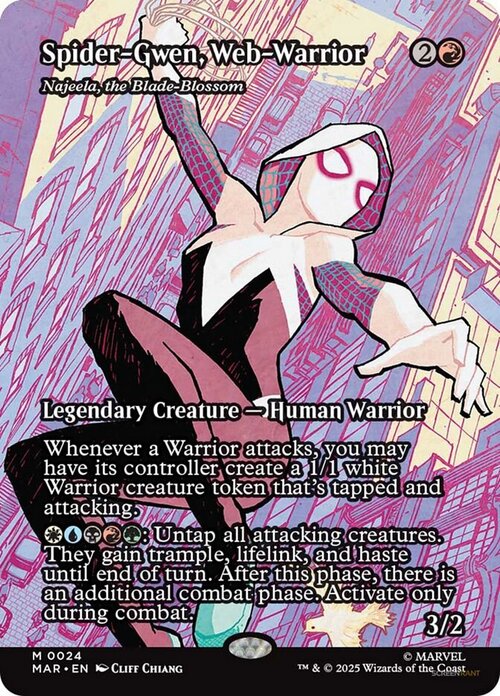 Najeela, the Blade-Blossom Card Front