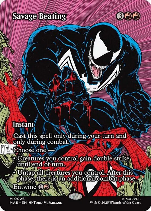 Savage Beating Card Front