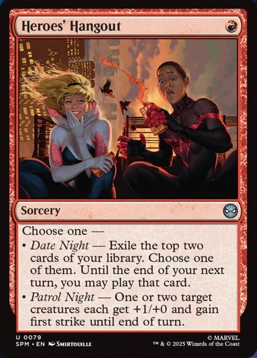 Heroes' Hangout Card Front