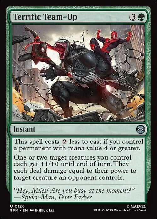 Terrific Team-Up Card Front