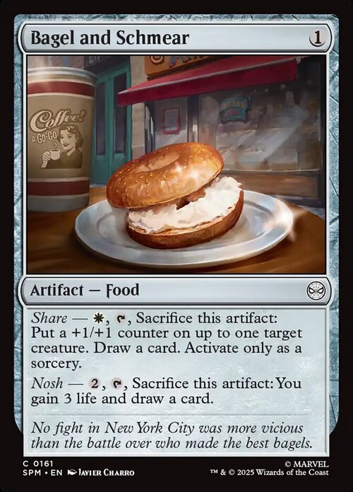 Bagel and Schmear Card Front