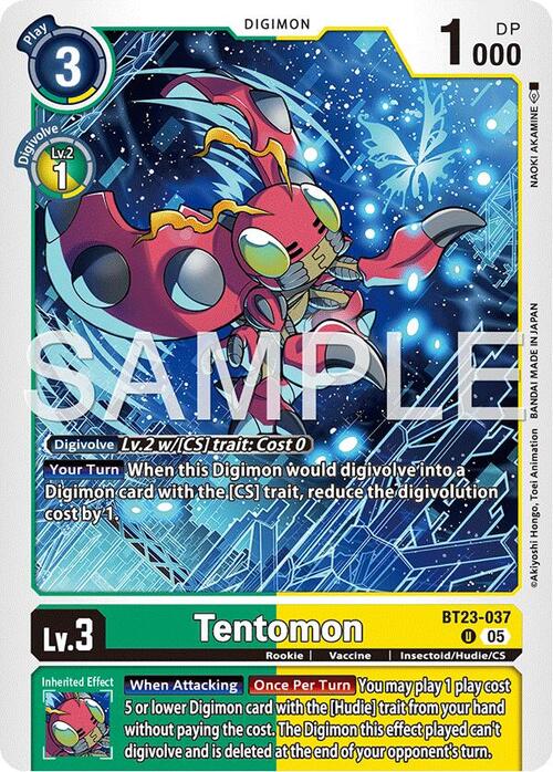 Tentomon Card Front