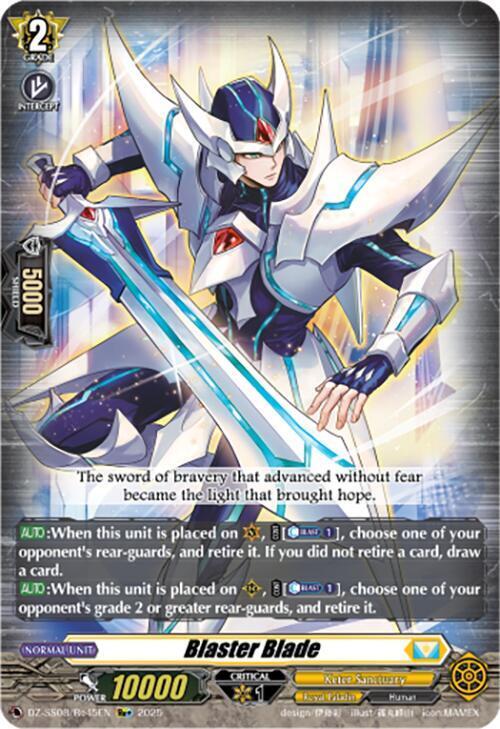 Blaster Blade Card Front