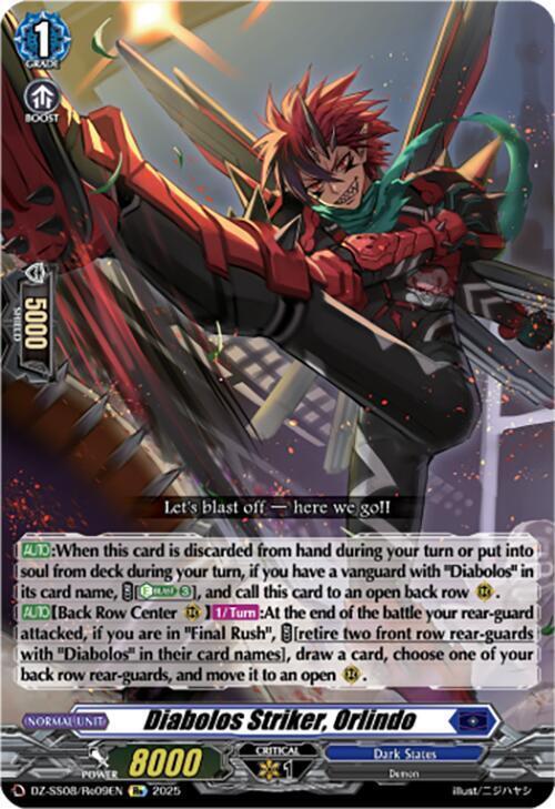 Diabolos Striker, Orlindo Card Front