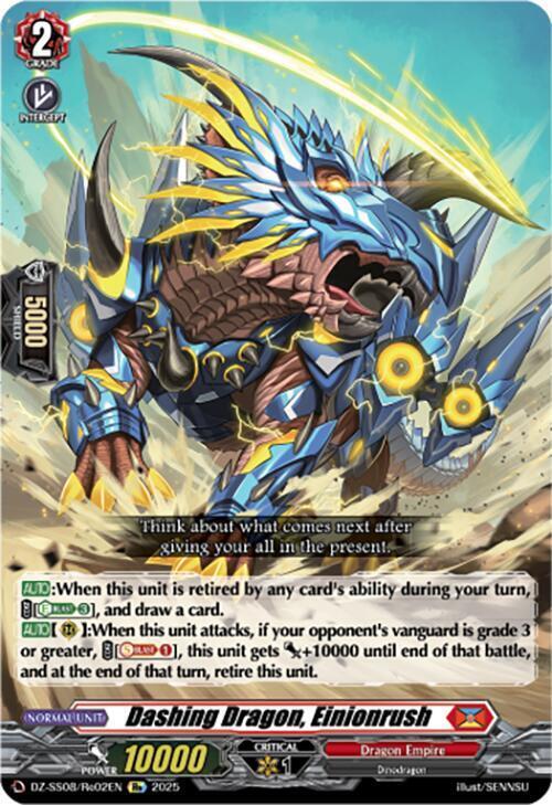 Dashing Dragon, Einionrush Card Front