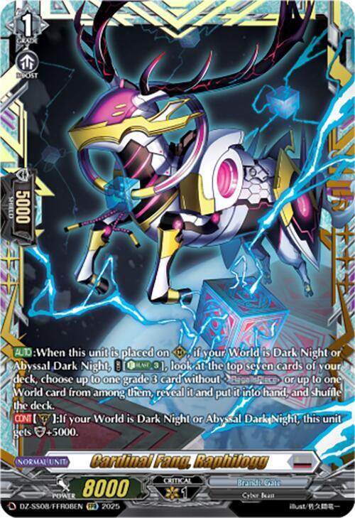 Cardinal Fang, Raphilogg Card Front