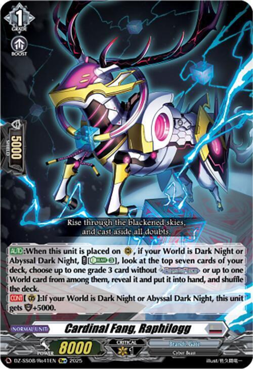 Cardinal Fang, Raphilogg Card Front
