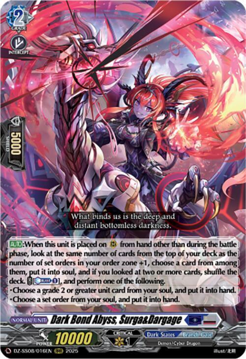 Dark Bond Abyss, Surga&Dargage Card Front