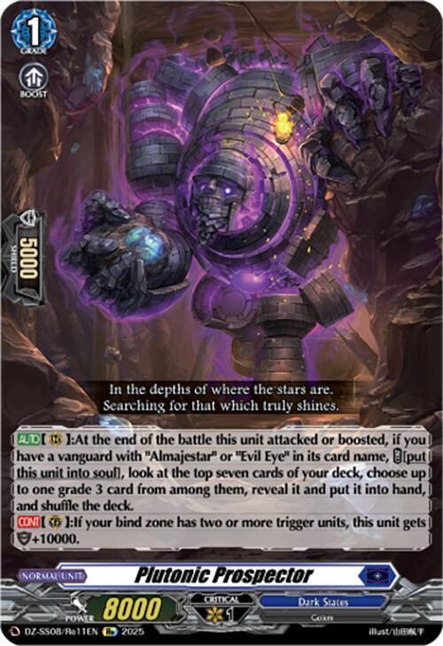 Plutonic Prospector Card Front