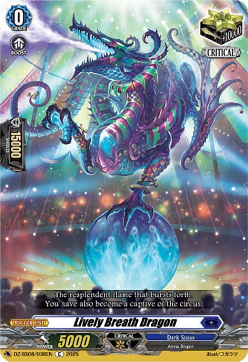 Lively Breath Dragon Card Front