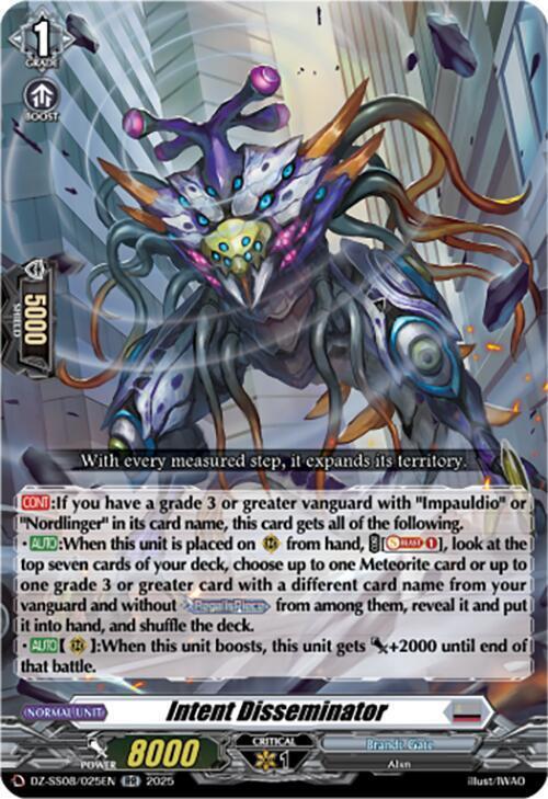 Intent Disseminator Card Front