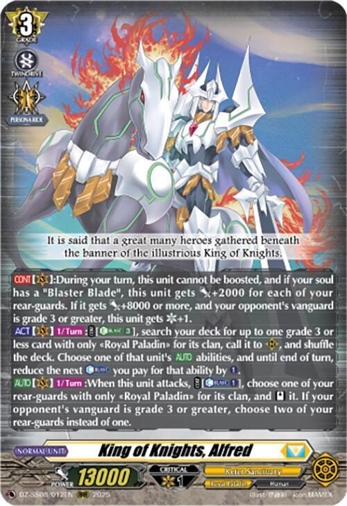 King of Knights, Alfred Card Front