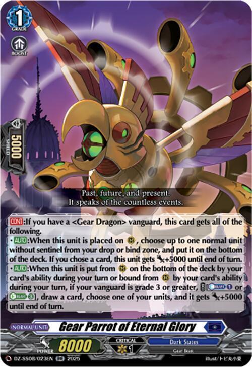 Gear Parrot of Eternal Glory Card Front