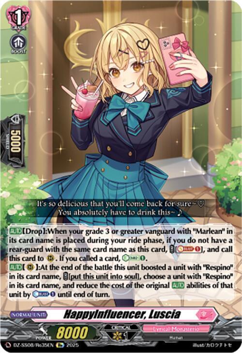 HappyInfluencer, Luscia Card Front
