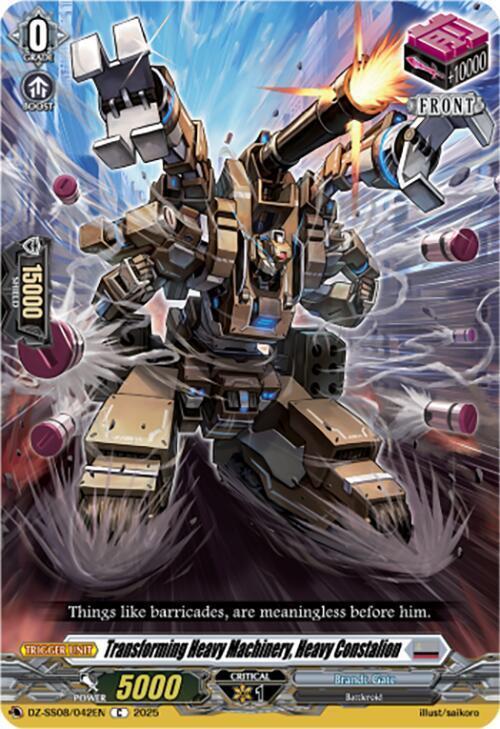 Transforming Heavy Machinery, Heavy Constalion Card Front