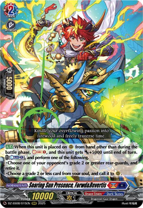 Soaring Sun Presence, Forwd&Revertis Card Front