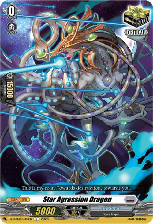 Star Agression Dragon Card Front