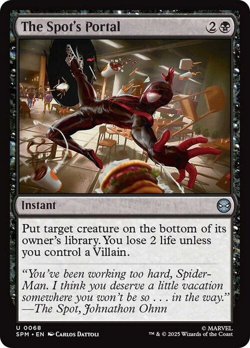 The Spot's Portal Card Front