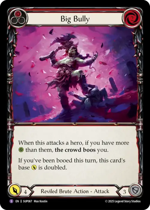 Big Bully Card Front