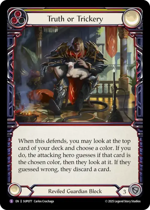 Truth or Trickery Card Front