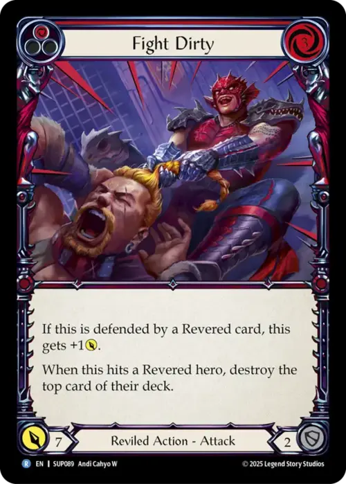 Fight Dirty Card Front