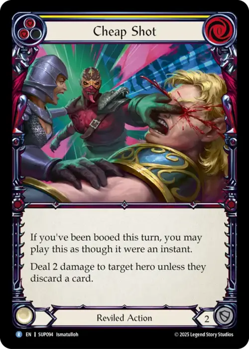 Cheap Shot Card Front
