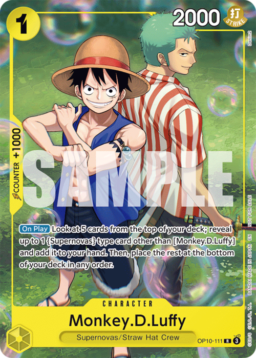 Monkey.D.Luffy Card Front