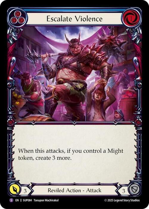 Escalate Violence Card Front