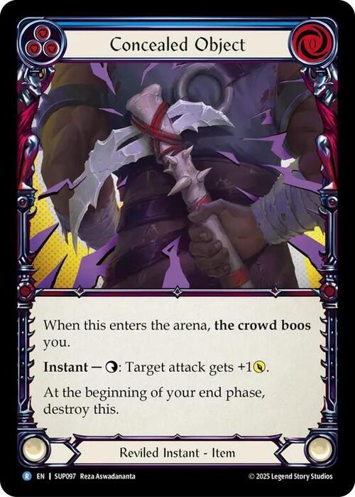 Concealed Object Card Front
