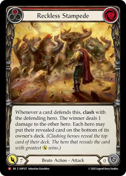 Reckless Stampede Card Front