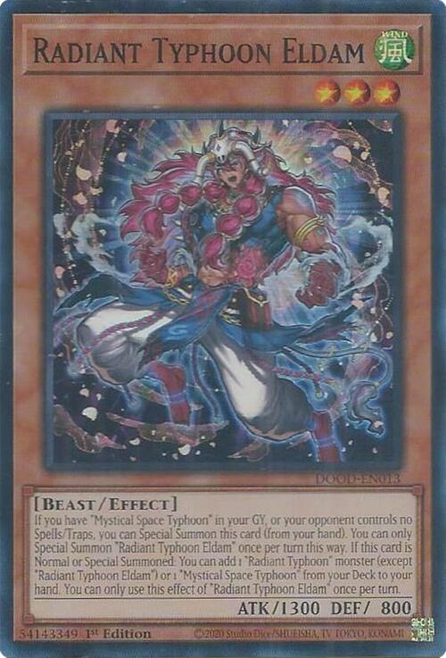 Radiant Typhoon Eldam Card Front