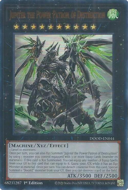 Jupiter the Power Patron of Destruction Card Front
