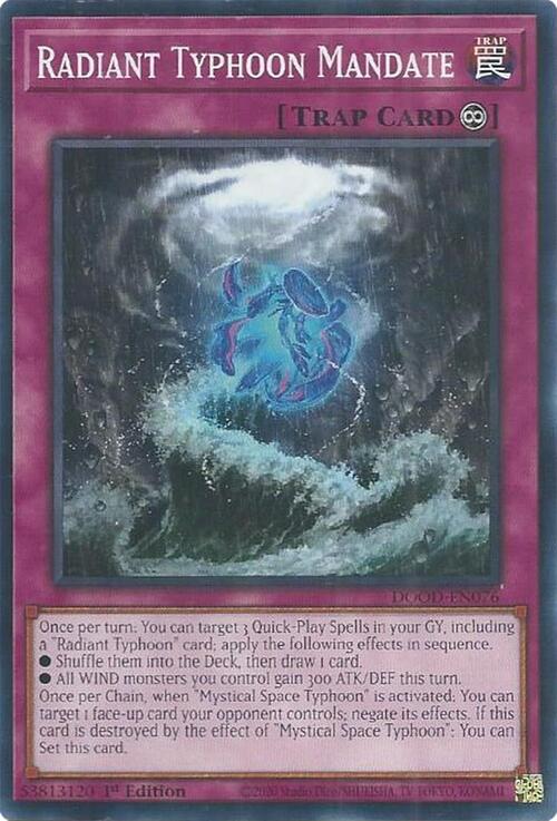 Radiant Typhoon Mandate Card Front