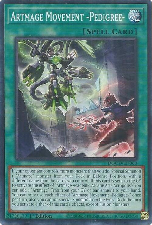 Artmage Movement -Pedigree- Card Front