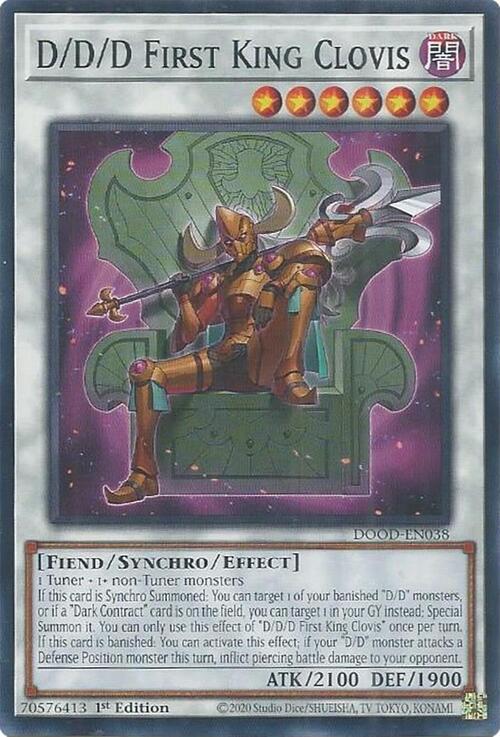 D/D/D First King Clovis Card Front