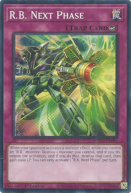 R.B. Next Phase Card Front