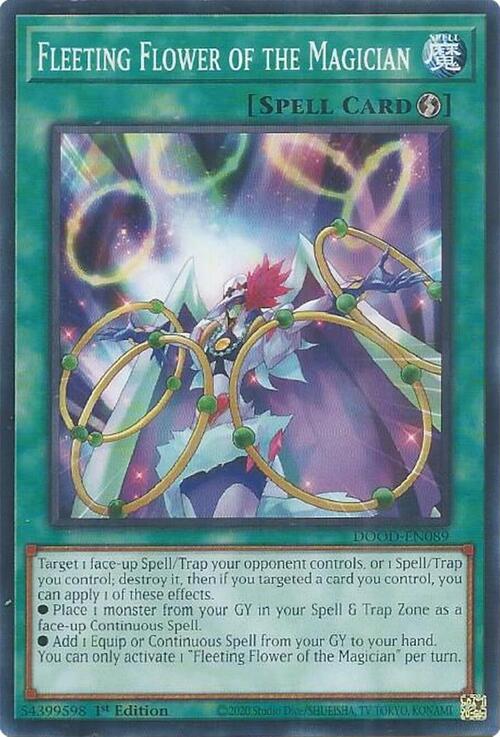 Fleeting Flower of the Magician Card Front