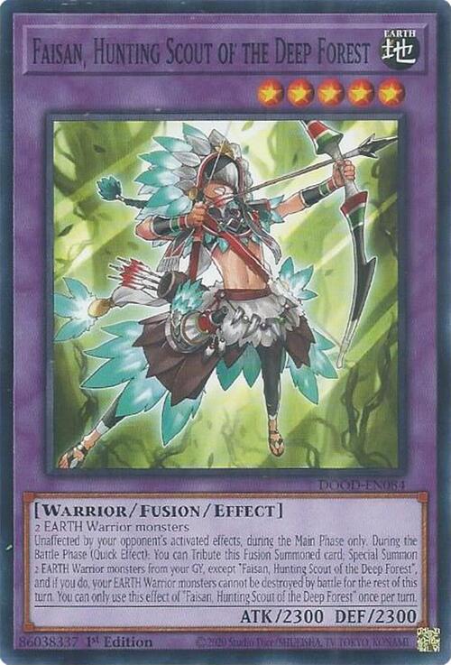 Faisan, Hunting Scout of the Deep Forest Card Front