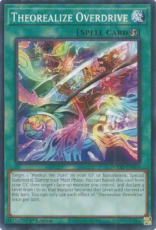 Theorealize Overdrive Card Front