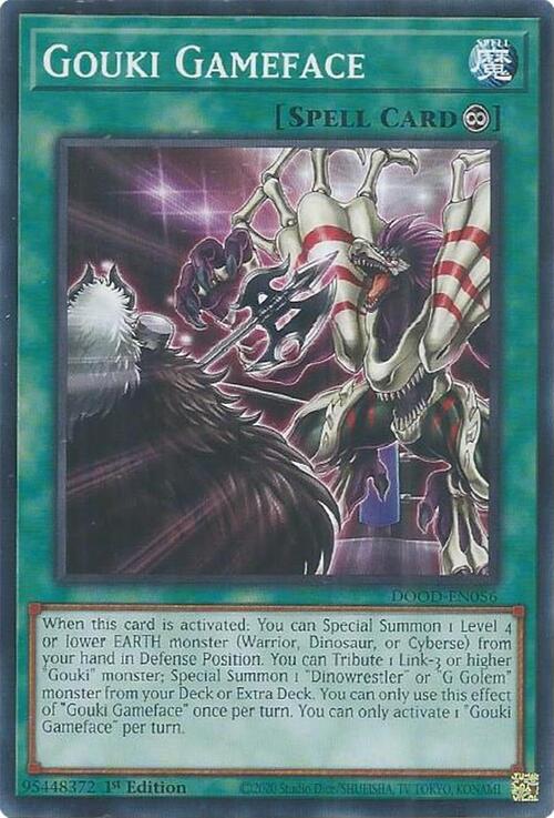 Gouki Gameface Card Front