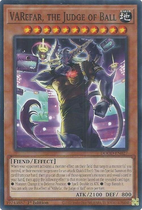 VARefar, the Judge of Ball Card Front