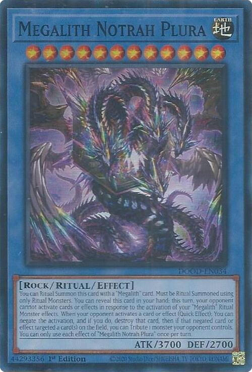 Megalith Notrah Plura Card Front